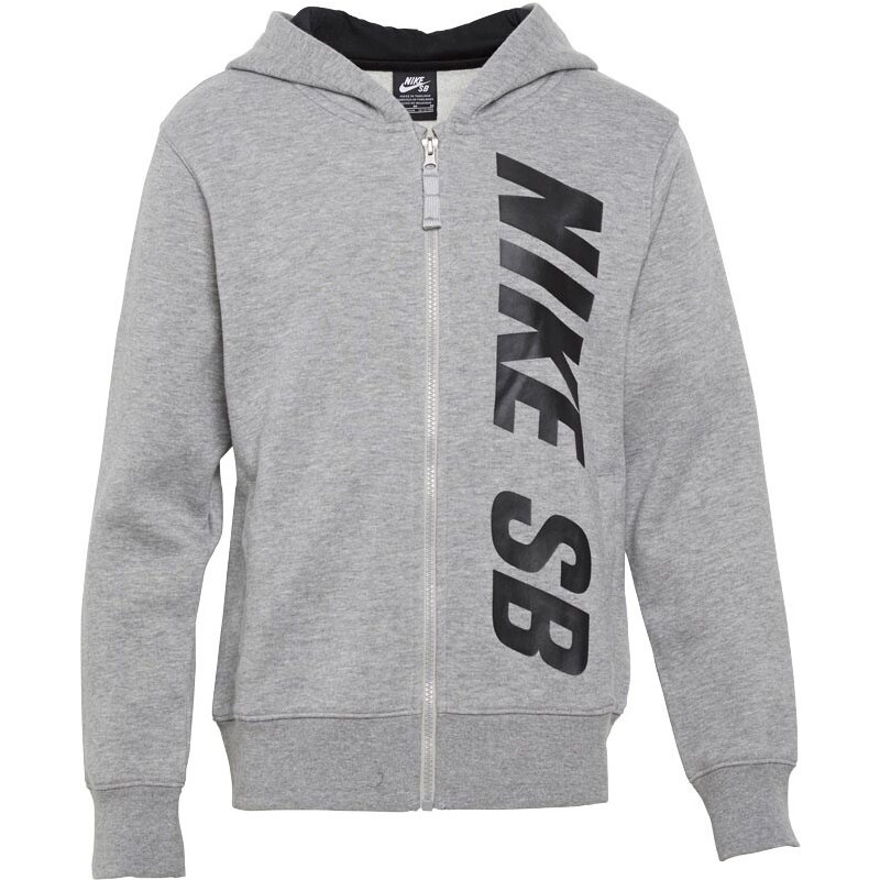 Nike SB Jungen Logo Full Kapuzentop Dark Grey Heather