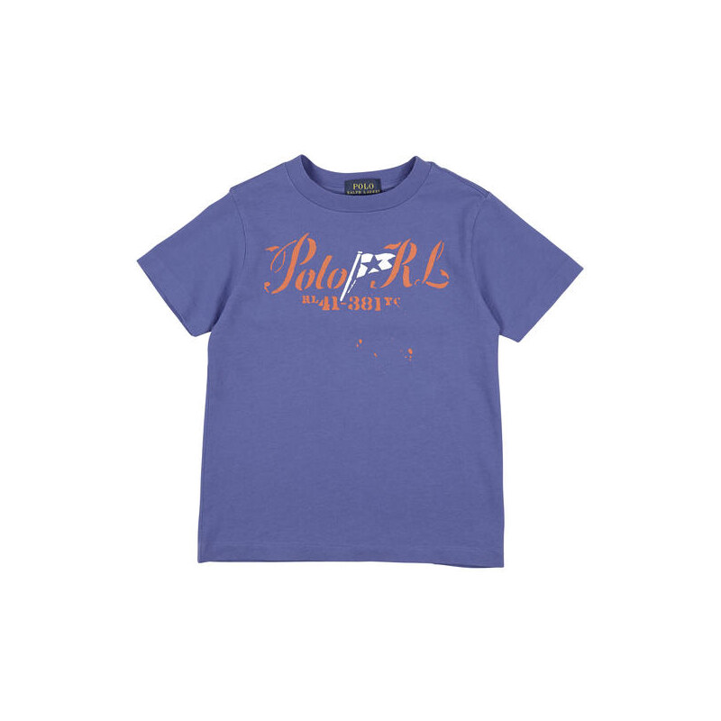 Ralph Lauren Flamed cotton T-shirt - Blue