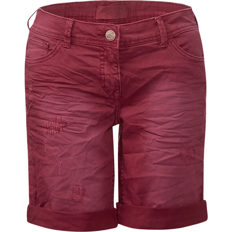 Cecil Colourdenim-Shorts Scarlett - crimson red, Herren