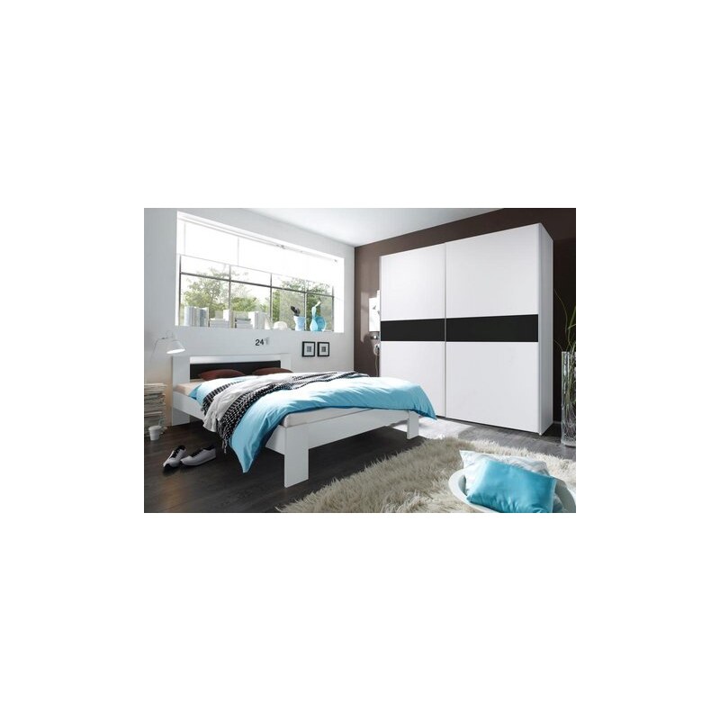 Baur Schlafzimmer-Set (2-tlg.) weiß-schwarz