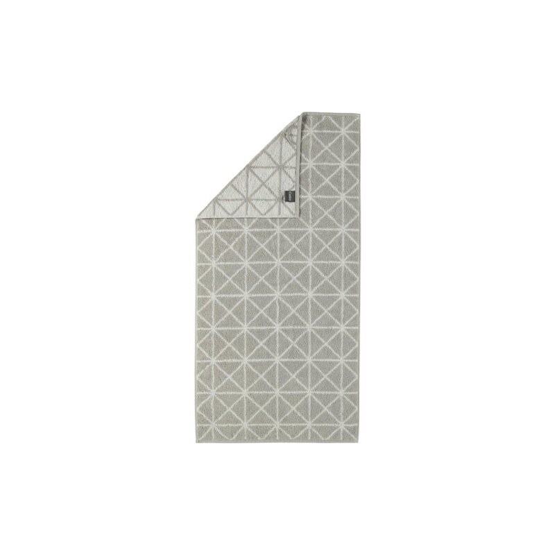 Handtücher Cawö Nordic Grafik mit besonderem Muster CAWÖ grau 2x 50x100 cm