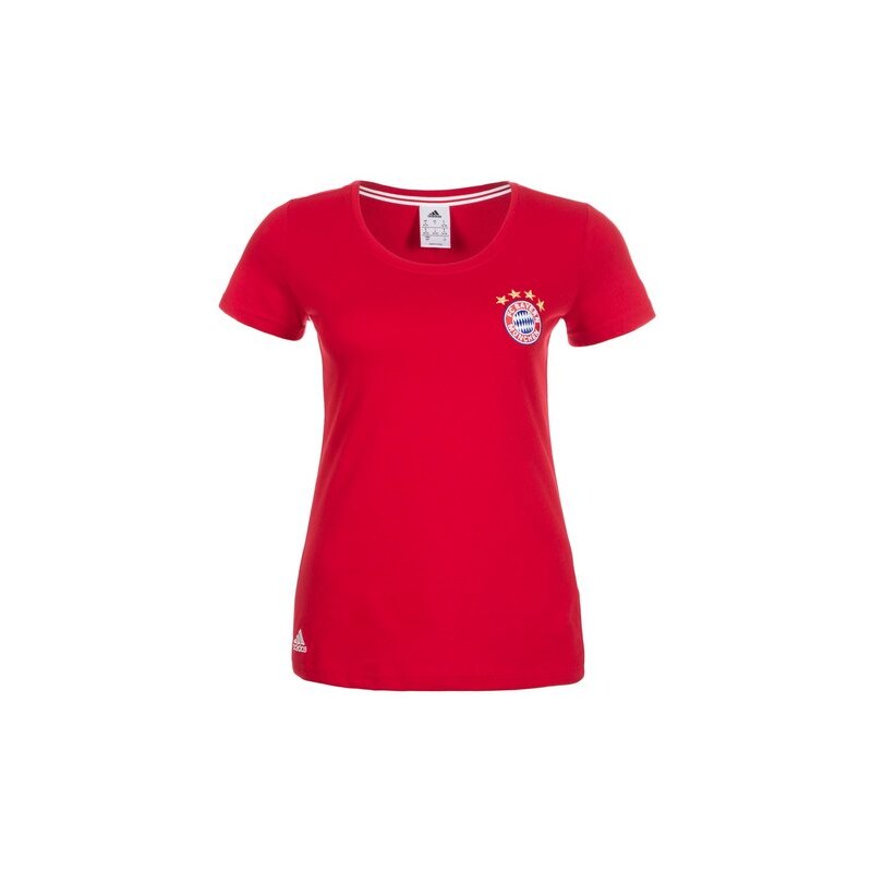 adidas Performance FC Bayern München 3S T-Shirt Damen rot L - 42/44,S - 34/36,XS - 30/32