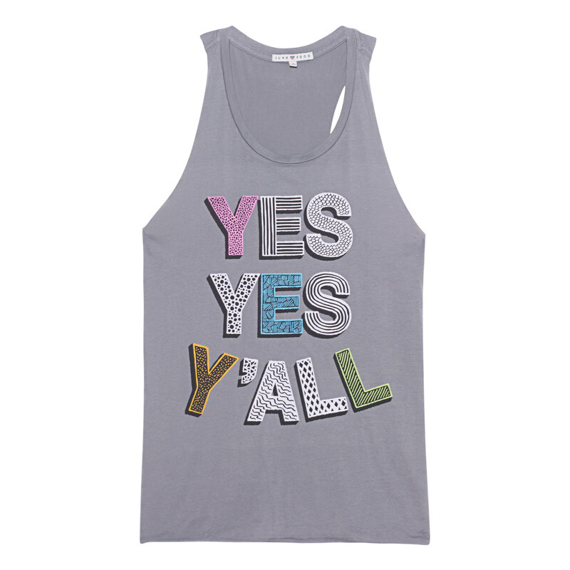 JUNK FOOD CLOTHING Yes Yes Y´all Grey