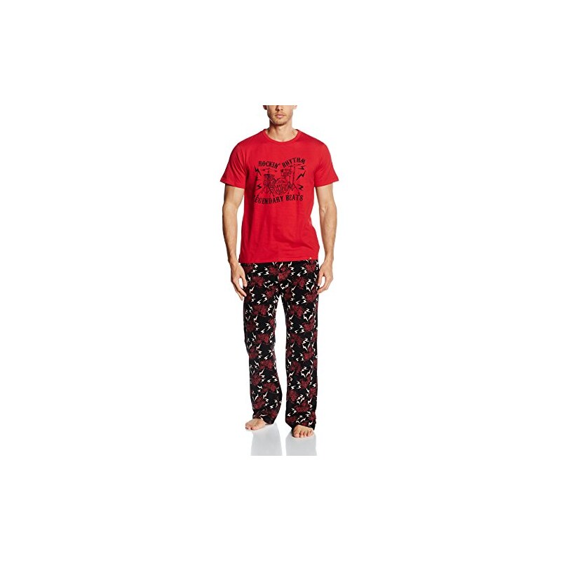 Joe Browns Herren Zweiteiliger Schlafanzug Rock Pyjamas