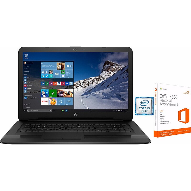 HP 17-x Notebook, Intel® Core? i5, 43,9 cm (17,3 Zoll), 1000 GB Speicher, 4096 MB DDR4-SDRAM