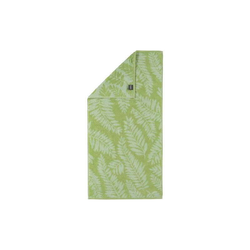 CAWÖ Handtücher Cawö Leaves mit Blatt-Motiven grün 2x 50x100 cm