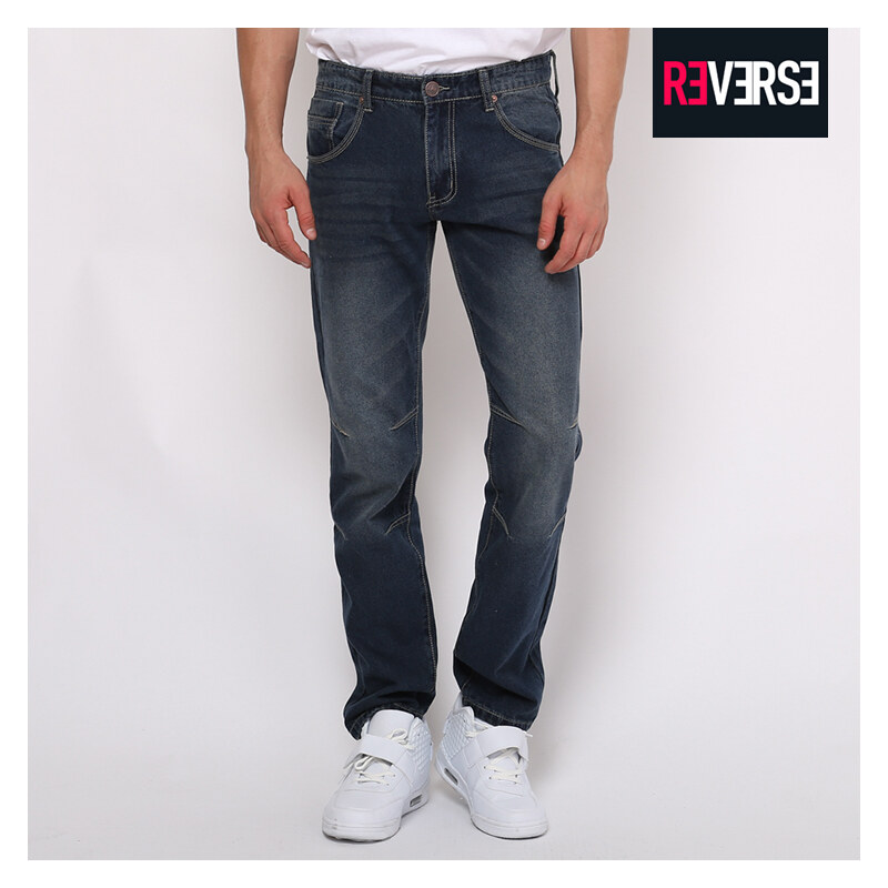 Re-Verse Comfort Fit-Jeans mit Ziernähten am Knie - 33