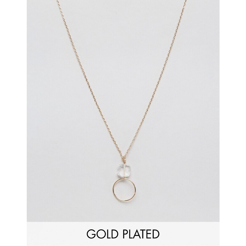 Nylon - Vergoldete Halskette - Gold