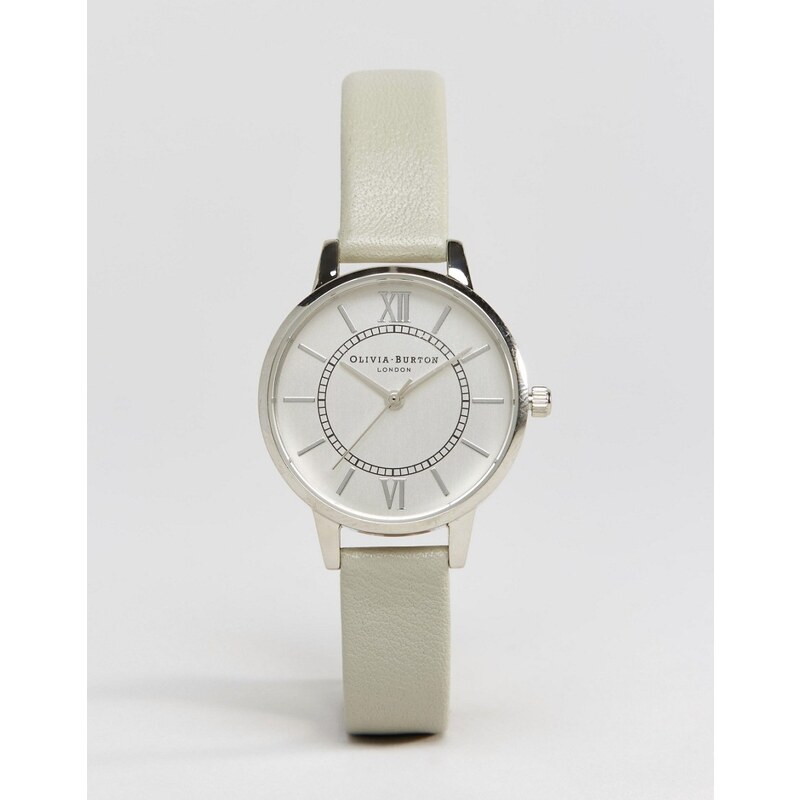 Olivia Burton - Wonderland OB15WD54 - Armbanduhr in Grau - Silber