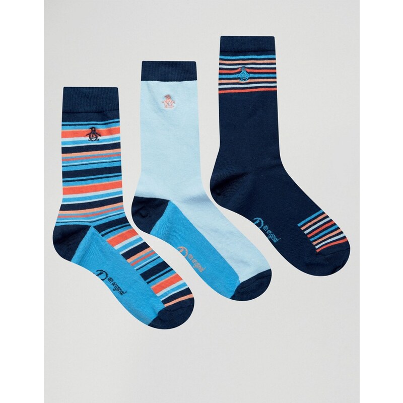 Original Penguin - Socken im 3er Pack - Blau