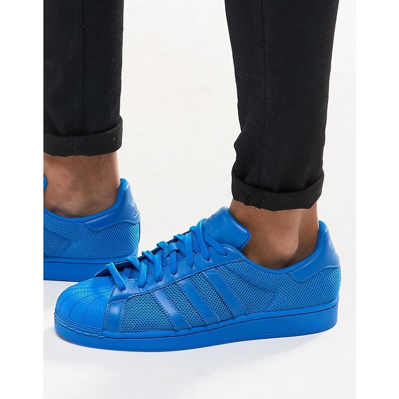 adidas Originals - Superstar - Sneaker in Blau, B42619 - Blau