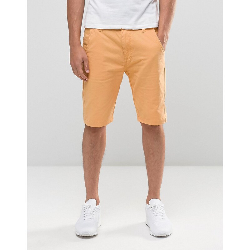 Bellfield - Chino-Shorts in Koralle - Orange