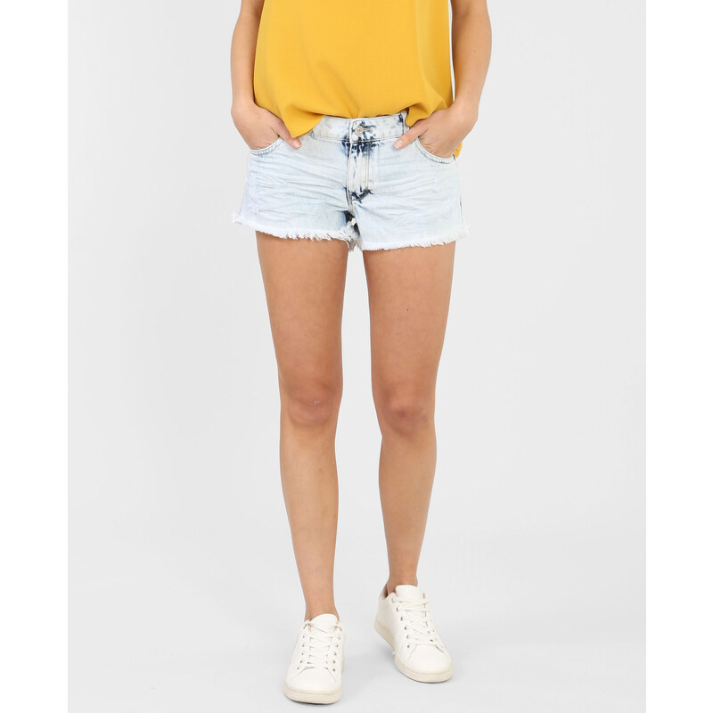 Jeans-Shorts im Destroyed-Look Hellblau, Größe 36 -Pimkie- Mode für Damen