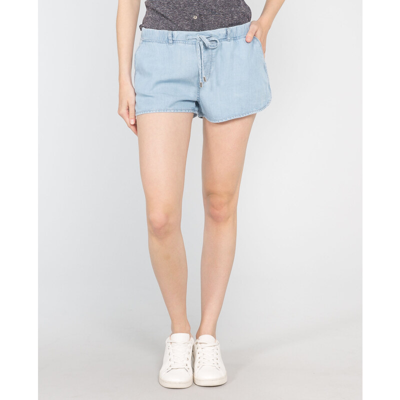 Weich fließende Jeans-Shorts Hellblau, Größe 38 -Pimkie- Mode für Damen