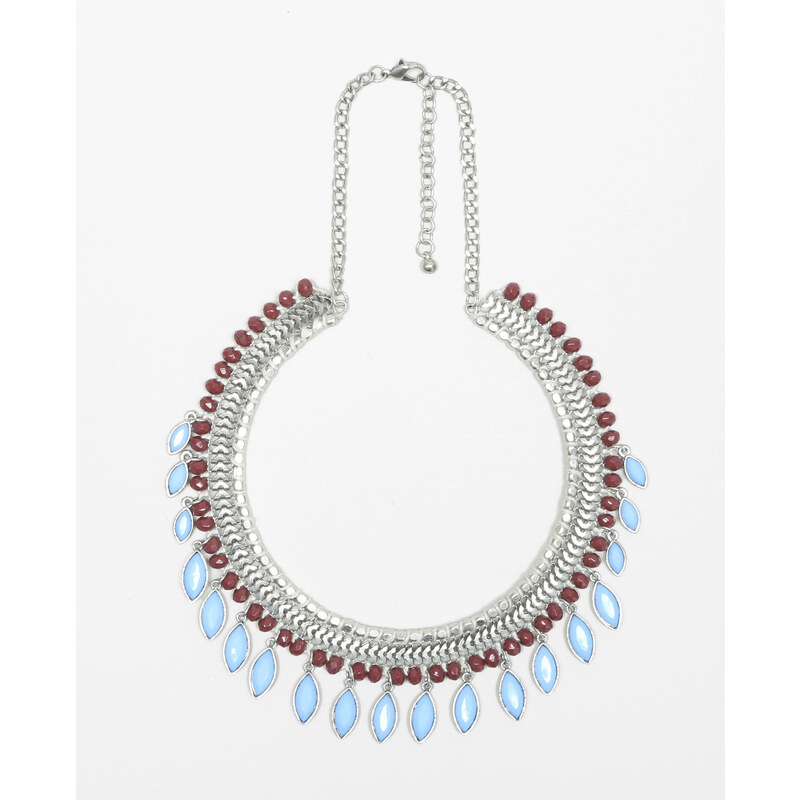 Halskette mit Anhängern Blau, Größe 00 -Pimkie- Mode für Damen