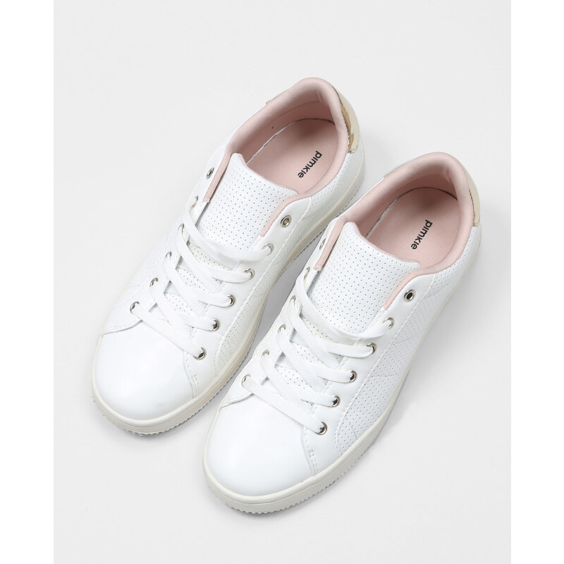 Geschnürte Sneakers Weiß, Größe 39 -Pimkie- Mode für Damen