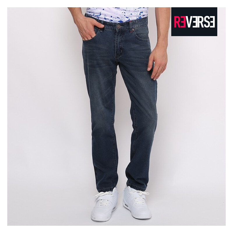 Re-Verse Klassische Comfort Fit-Jeans mit Waschung - 30