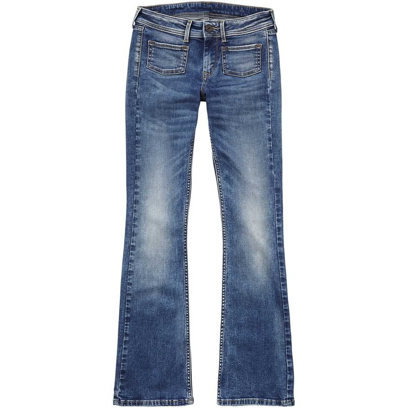 Pepe Jeans London SIENA - Jeans Glockenhose - jeansblau