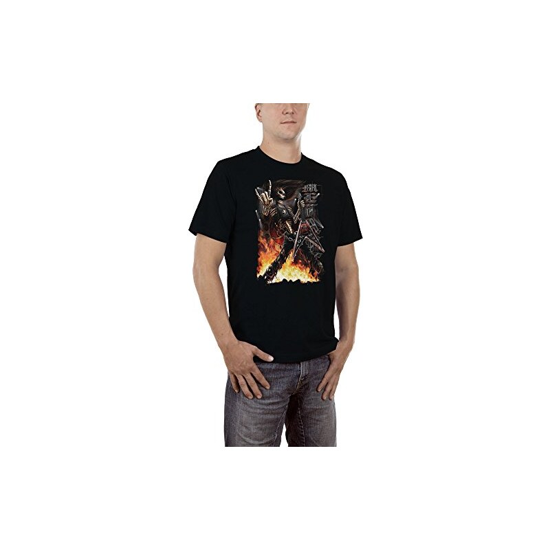 Touchlines Herren T-Shirt Rock Skeleton