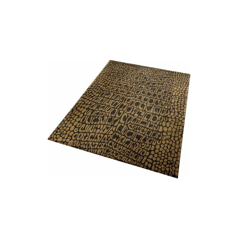 Teppich Wecon Home Croco WECON HOME braun 2 (B/L: 80x150 cm),3 (B/L: 120x170 cm),31 (B/L: 133x200 cm),4 (B/L: 160x225 cm),6 (B/L: 200x290 cm)