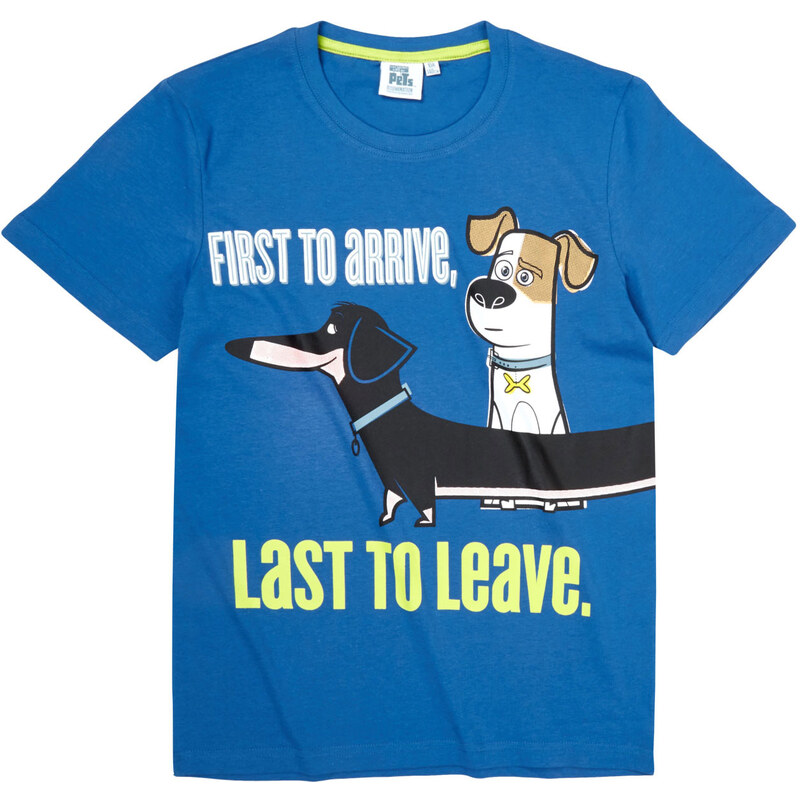 Pets (Secret Life of Pets) T-Shirt blau in Größe 104 für Jungen aus 100% Baumwolle