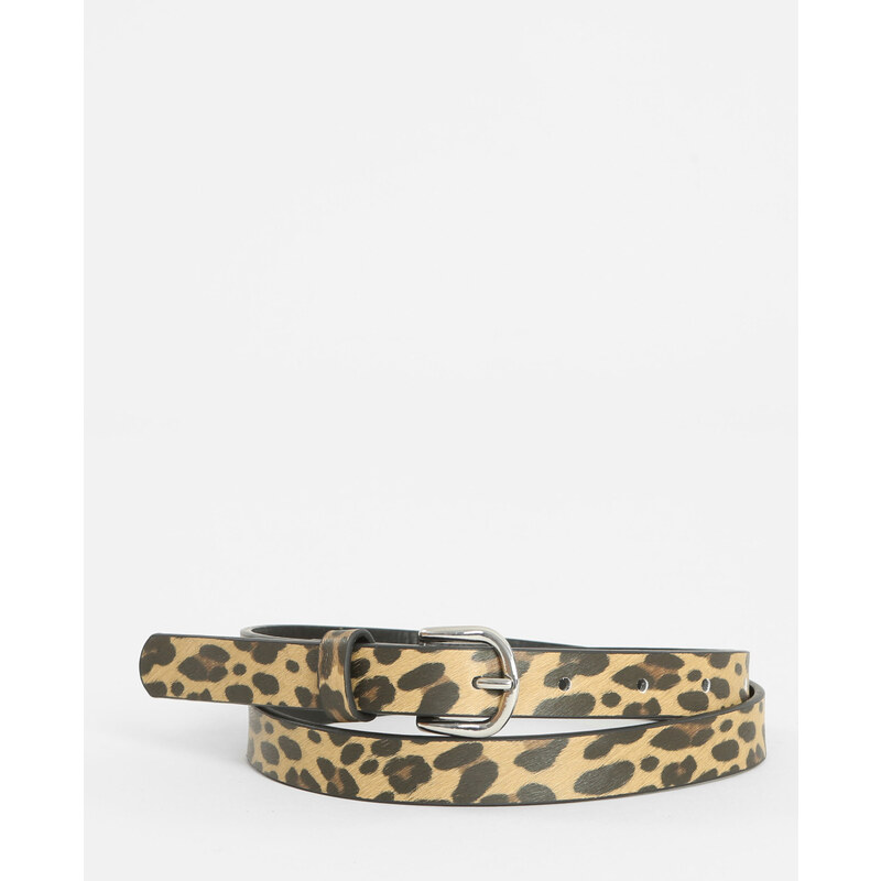 Gürtel mit Leoparden-Print Beige, Größe M -Pimkie- Mode für Damen