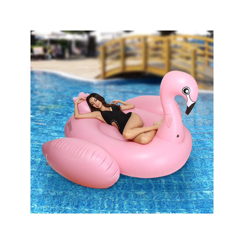Lesara Schwimminsel Flamingo