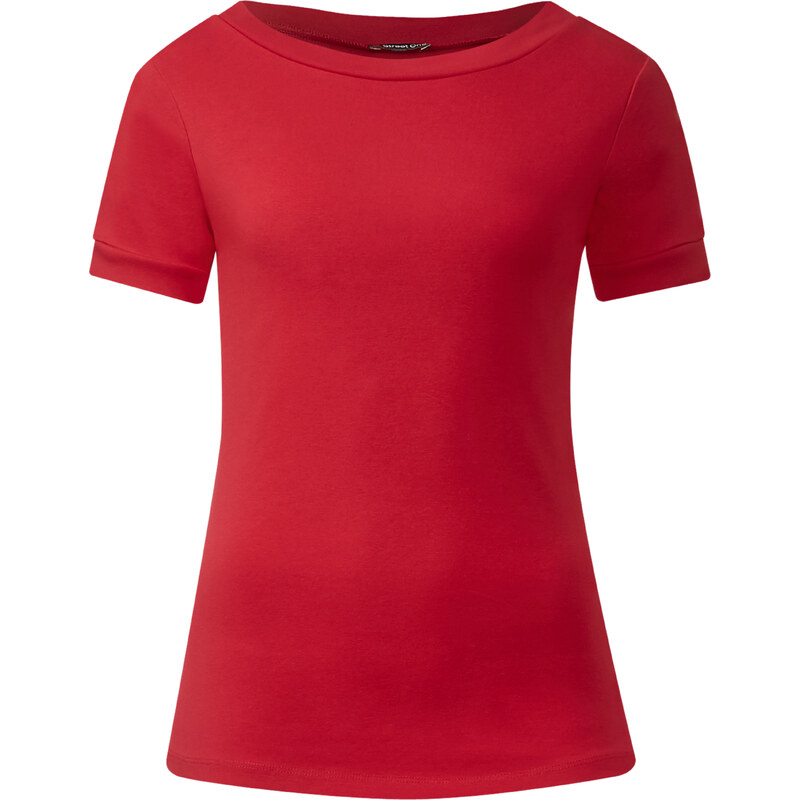 Street One U-Boot-Shirt Florin - pure red, Damen