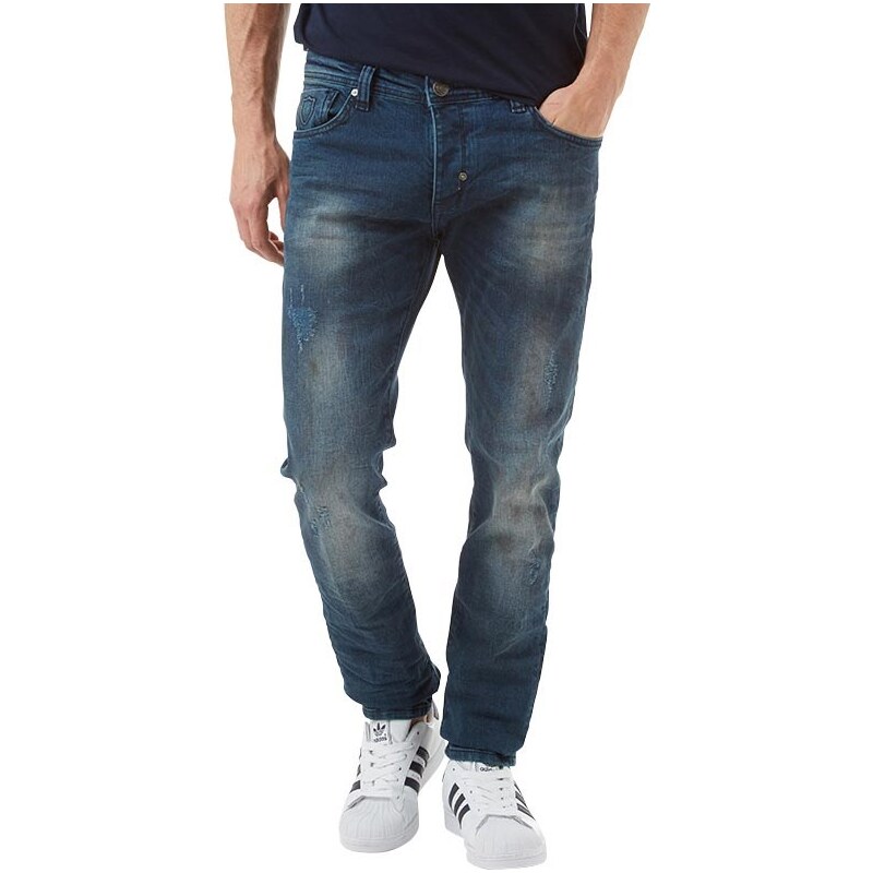 883 Police Herren Laker 34 Jeans in Slim Passform Blau