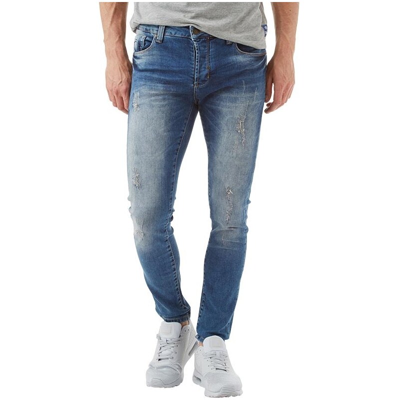 883 Police Herren Laker 31 Jeans in Slim Passform Blau