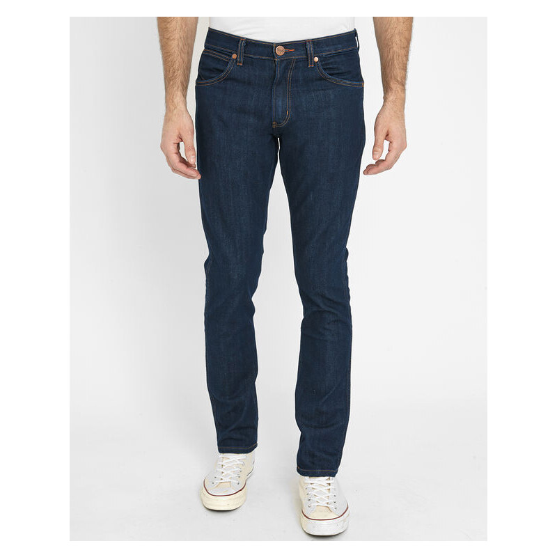 WRANGLER Slim-Jeans aus dunkelblauem atmungsaktivem Stoff Bosting