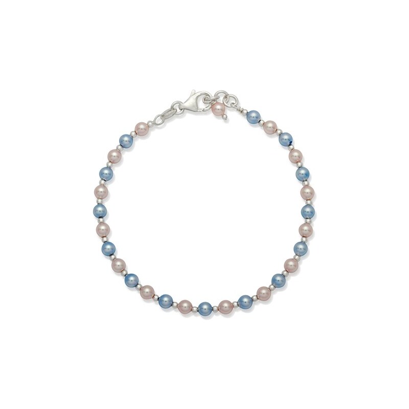 Unique Jewelry Hochwertiges Silber Perlen Armband - SB0093