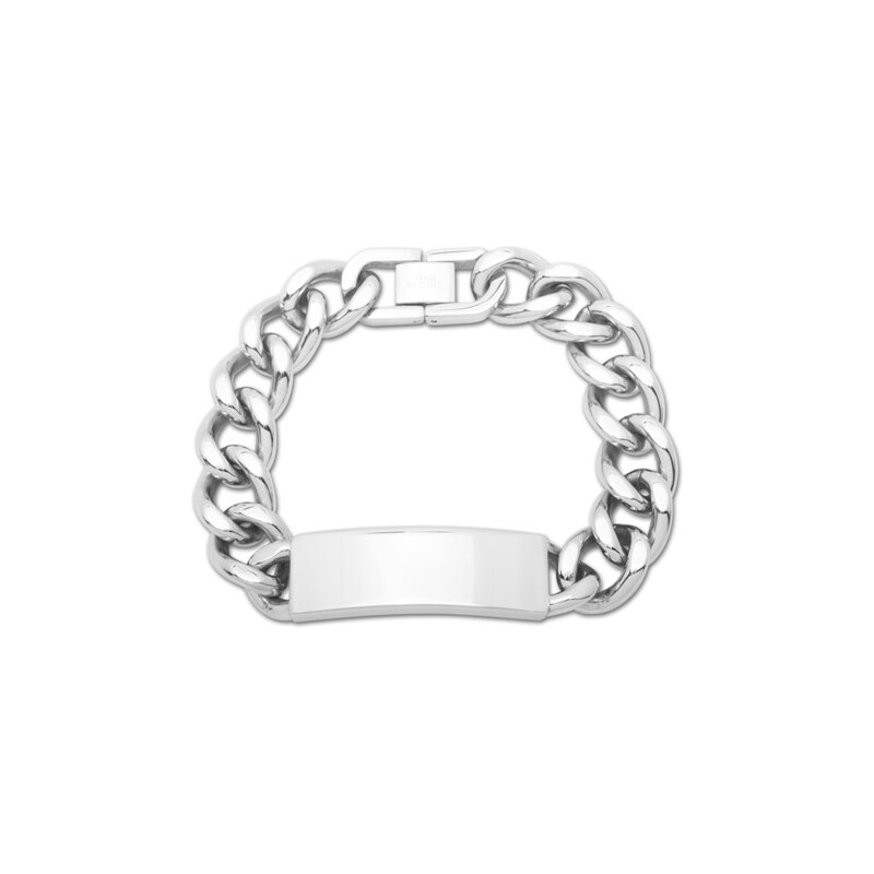 Unique Jewelry Edelstahl Armband hochglanzpoliert - B5149