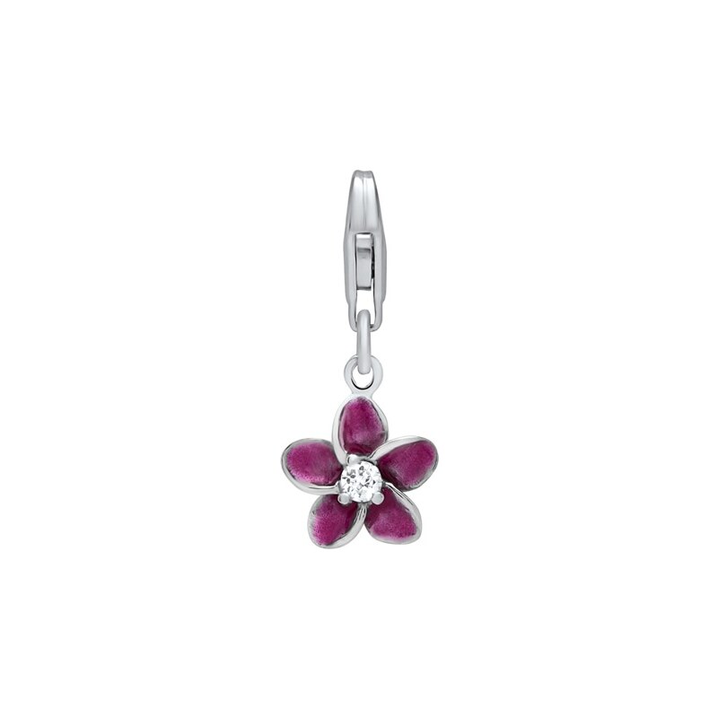 Unique Jewelry 925 Silber Charm Blume zum Sammeln & Kombinieren CH0563