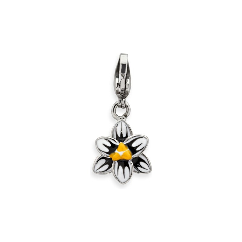 Unique Jewelry Edelstahl Charm Blume zum Sammeln & Kombinieren