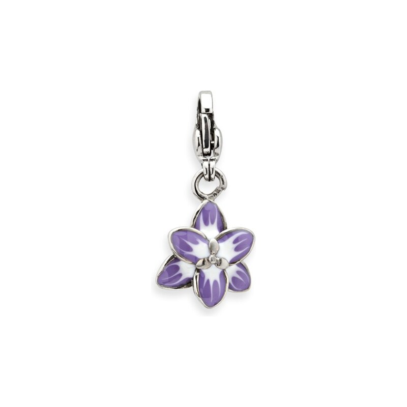 Unique Jewelry Edelstahl Charm Blume für Bettelarmbänder