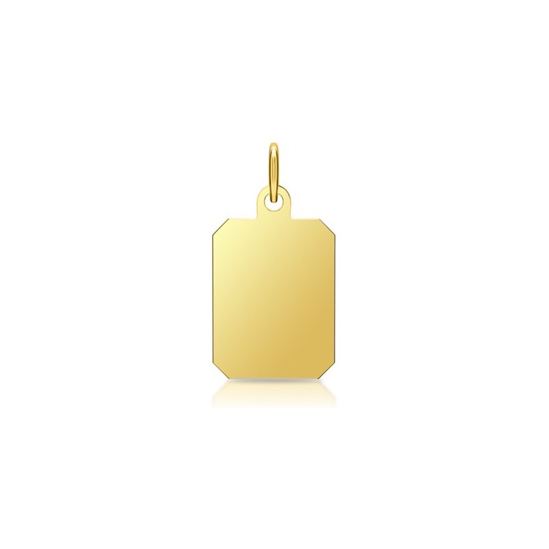 Unique Jewelry 925 Silber Anhänger vergoldet gravierbar