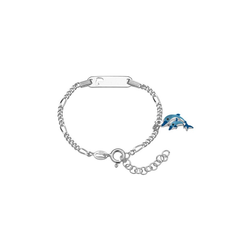 Unique Jewelry Armband für Kinder Silber gravierbar Delfin