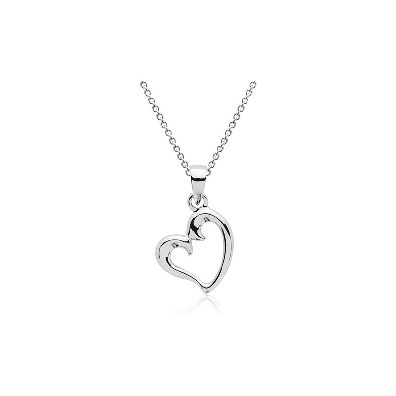 Unique Jewelry 925 Silber Herzkette für Kinder
