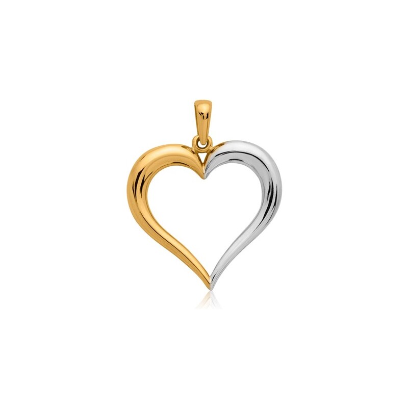 Unique Jewelry Goldanhänger: 333er Gelb- Weißgold