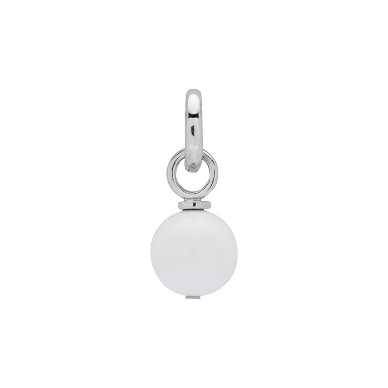 Unique Jewelry 925 Silber Clip Charm mit Achat