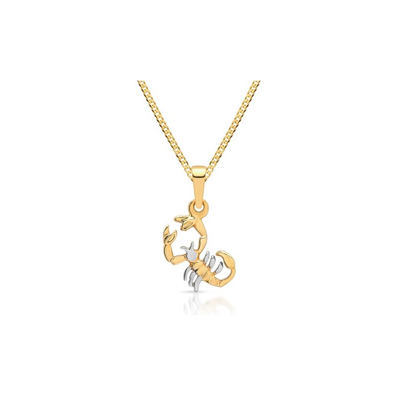 Unique Jewelry 333er Goldkette inklusive Skorpion-Anhänger GP0179SLK