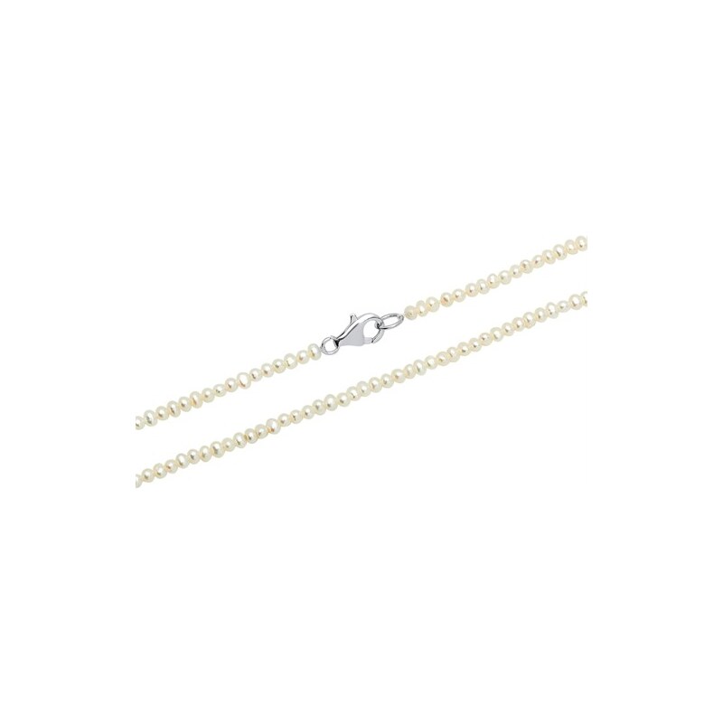 Unique Jewelry Filigrane Halskette aus echten Süßwasserperlen PN0024