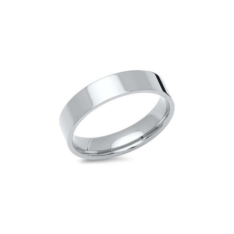Unique Jewelry Polierter Ring Edelstahl 5mm breit