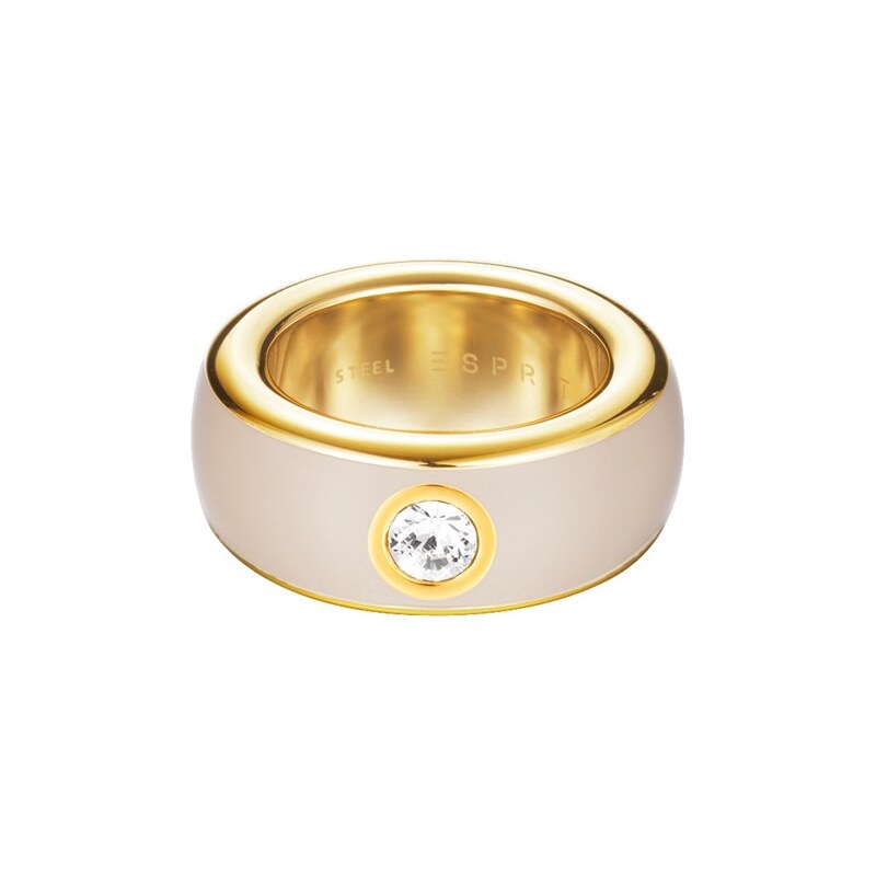 Esprit Edelstahlring Fancy Cream Gold