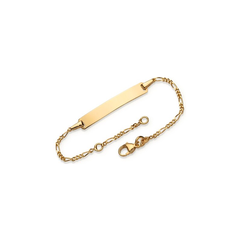 Unique Jewelry Armband 585er Gold mit Gravurplatte
