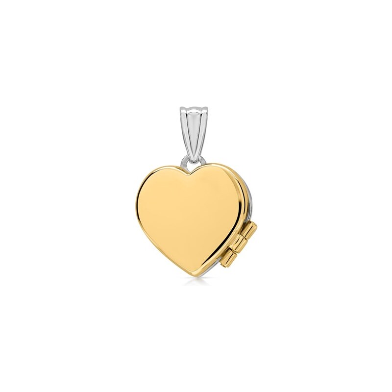Unique Jewelry Medaillon herzförmig 333er Gold