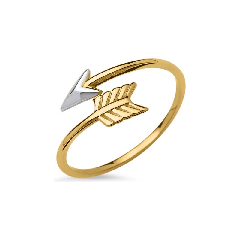 Unique Jewelry Ring im Pfeil-Design 333er Gold