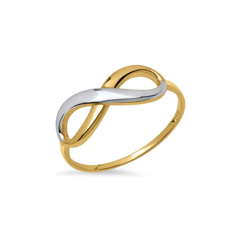 Unique Jewelry Ring Bicolor Unendlichkeitssymbol