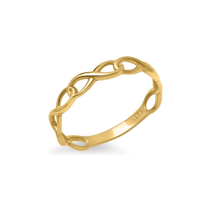 Unique Jewelry Ring Unendlichkeitssymbol 333er Gold